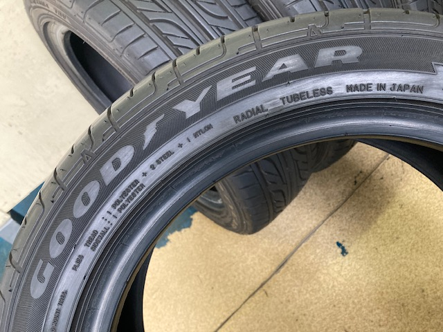 完売)(中古タイヤ) 極上品 2023年製 ☆165/55R14 72V GOODYEAR EAGLE